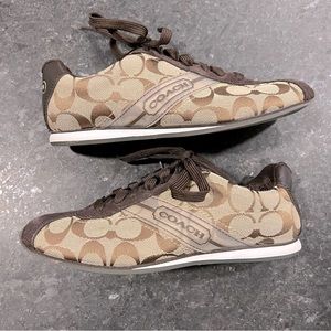 Coach Signature Brown Sneakers